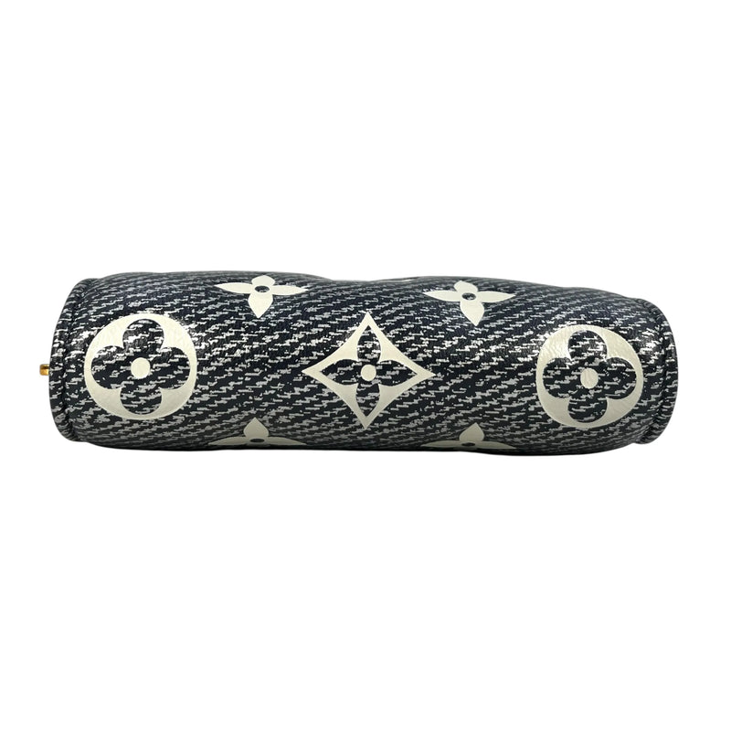 LOUIS VUITTON Portefeuille Lou Monogram Compact Wallet Bi-fold Wallet - Navy 