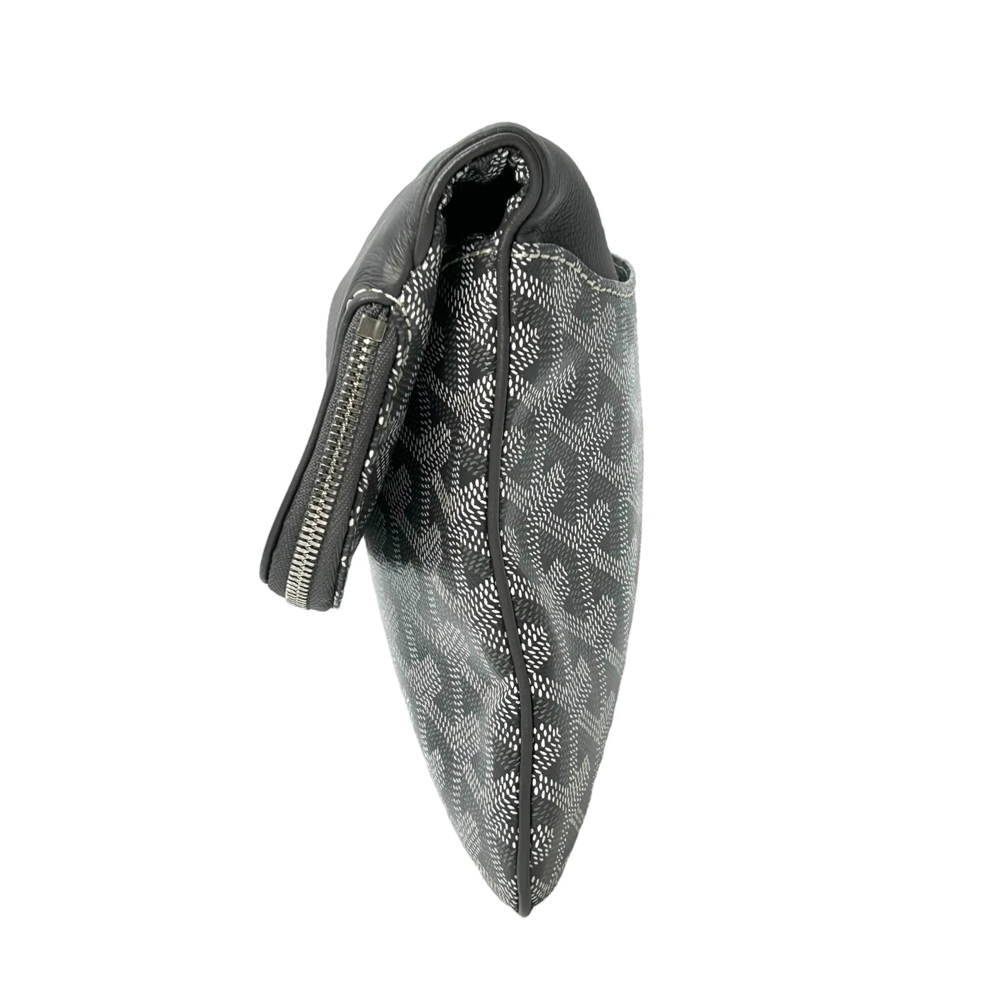 Goyard Saint Marie MM Leather Clutch Bag - Grey 