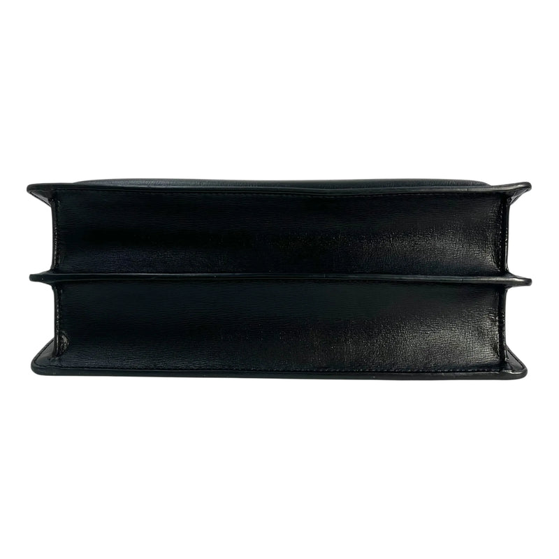 SAINT LAURENT サンセット ミディアム レザー チェーンショルダーバッグ - ブラック