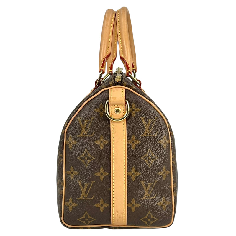 LOUIS VUITTON スピーディ バンドリエール 25 モノグラム ハンドバッグ - ブラウン
