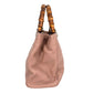 GUCCI Bamboo Leather Handbag/Shoulder Bag - Pink 