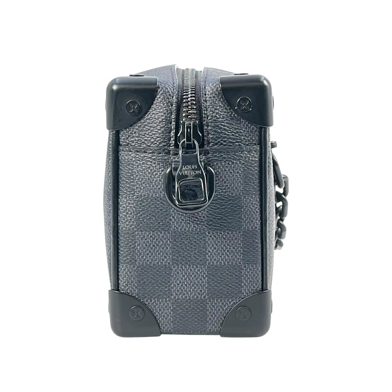 LOUIS VUITTON ミニ ソフト トランク モノグラム エクリプス ショルダーバッグ - ブラック