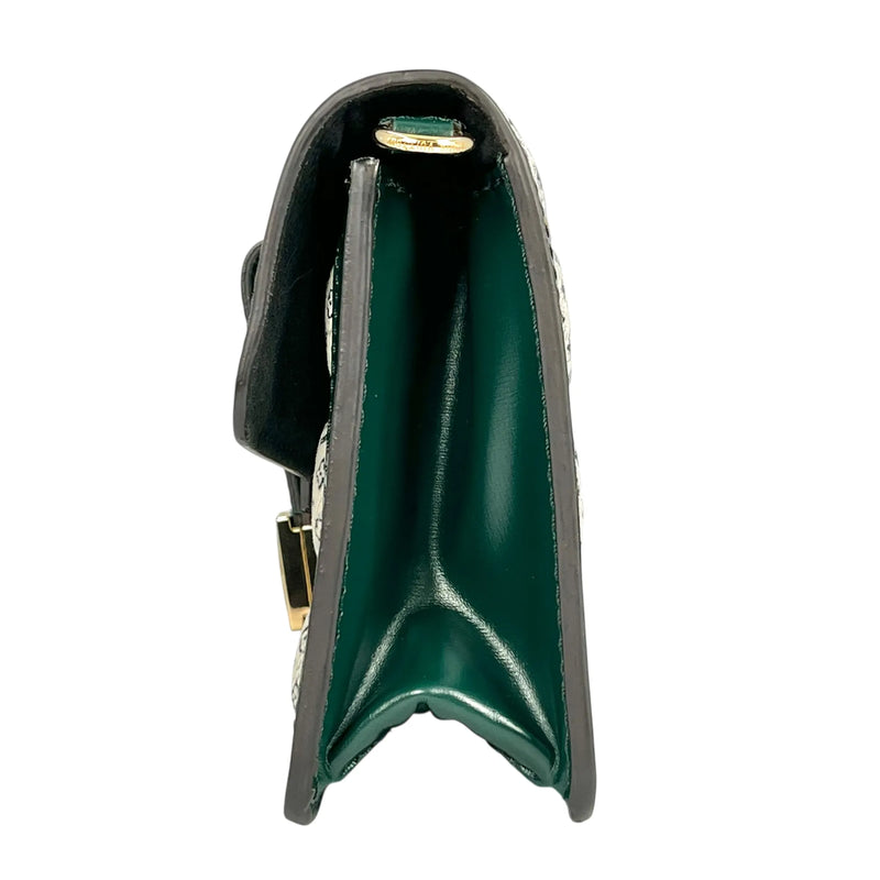 LOUIS VUITTON バムバッグ ドーフィーヌ ミニ モノグラム キャンバス ショルダーバッグ - グリーン