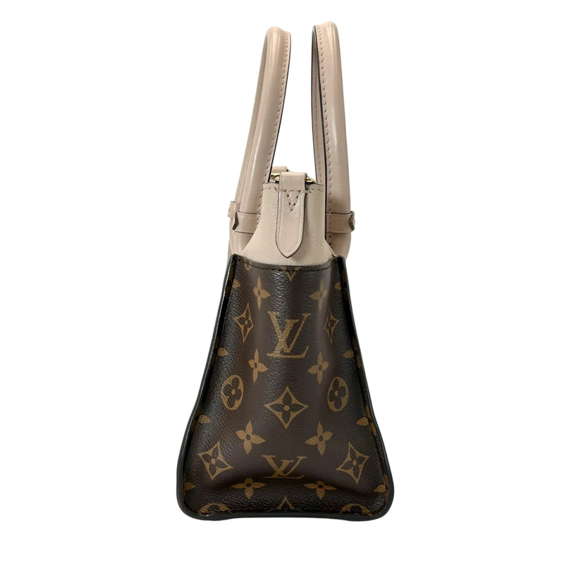 LOUIS VUITTON オンマイサイドPM モノグラムキャンバス ハンドバッグ ショルダーバッグ - ベージュ