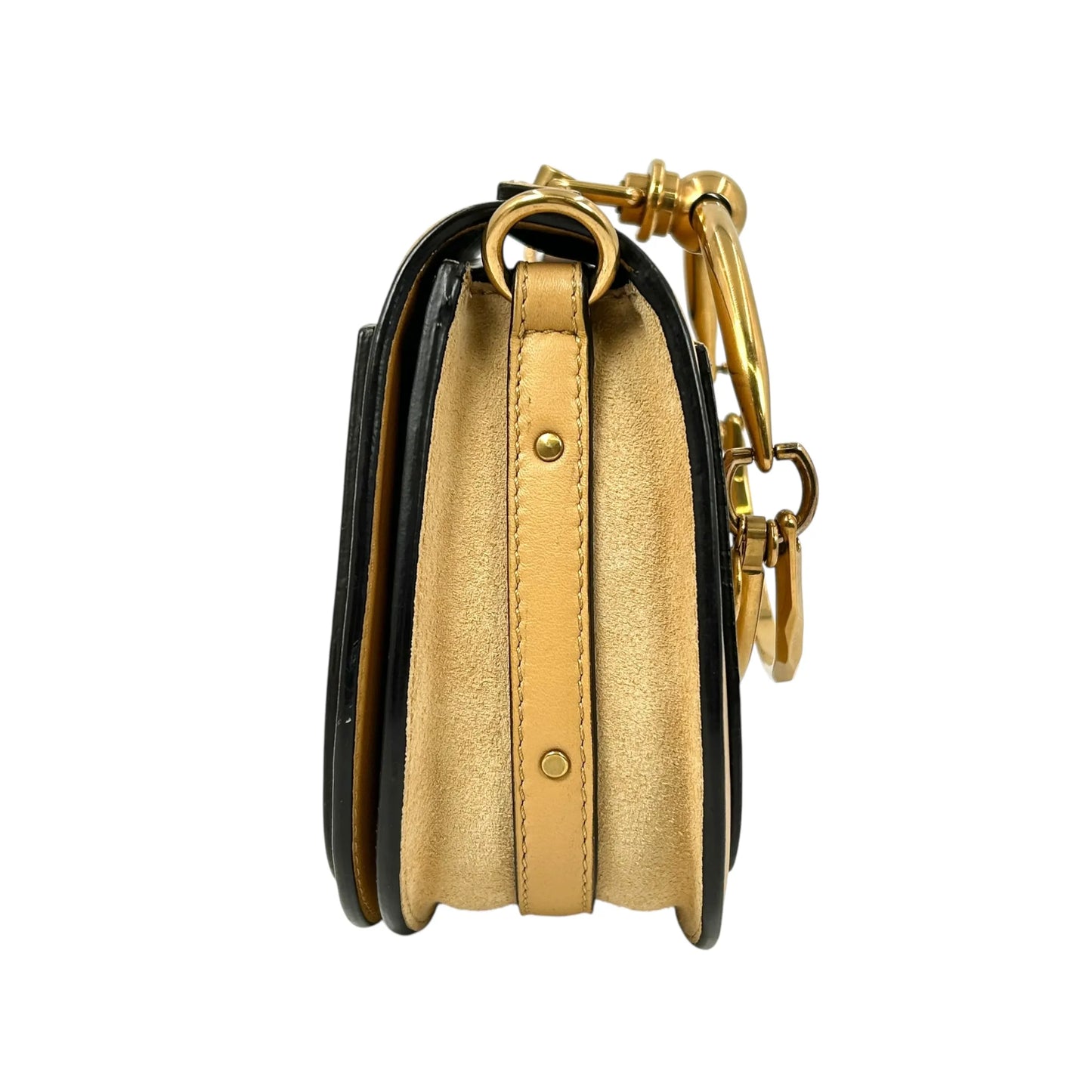 Chloé Nile Small Bracelet Bag Leather Handbag/Shoulder Bag - Beige 