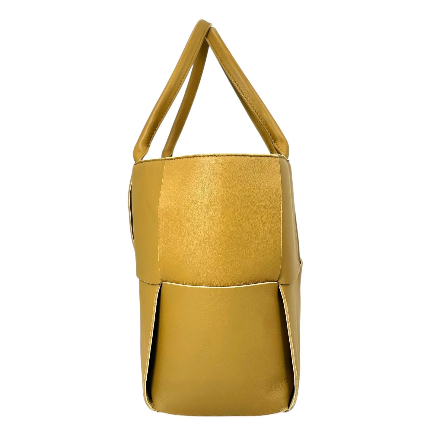 BOTTEGA VENETA Arco Leather Tote Bag - Brown