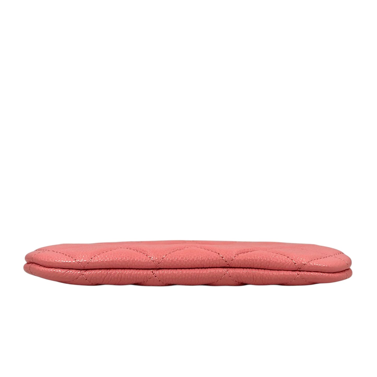 CHANEL Matelassé Caviar Skin Classic Mini Pouch - Pink