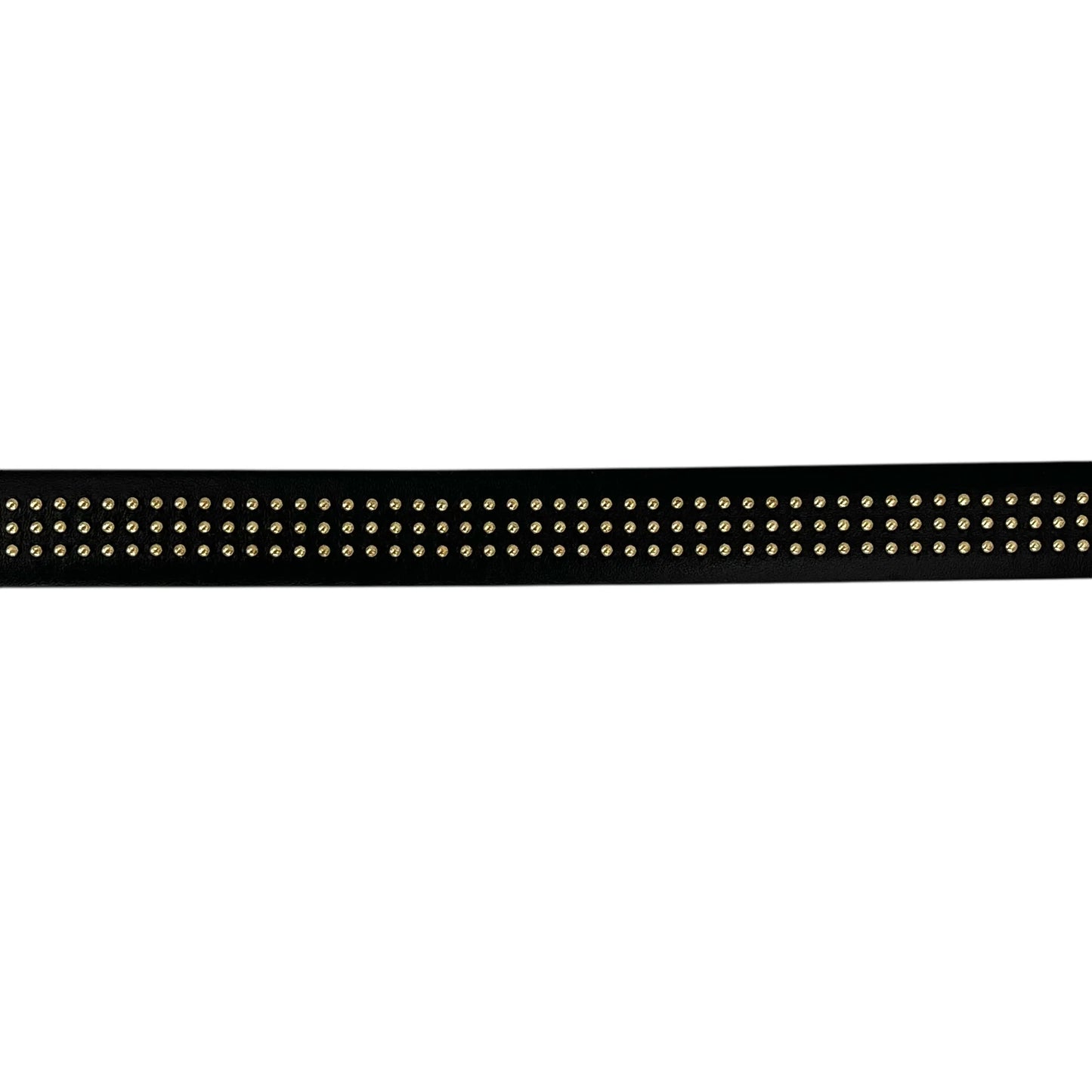 Ferragamo Gancini Studded Leather Belt - Black 