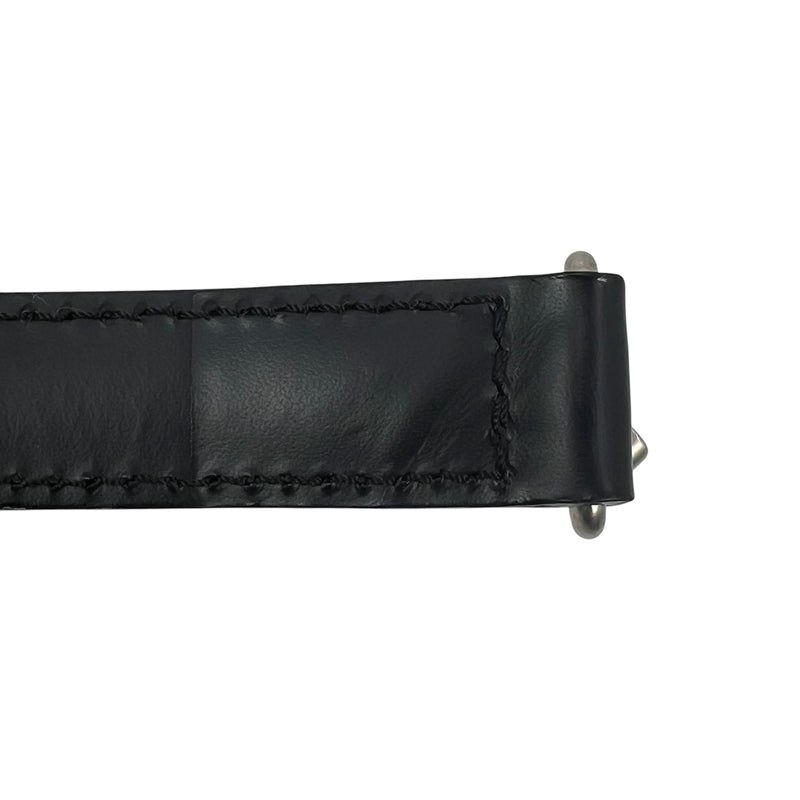 Louis Vuitton Black Leather Strap - Black - 09769 
