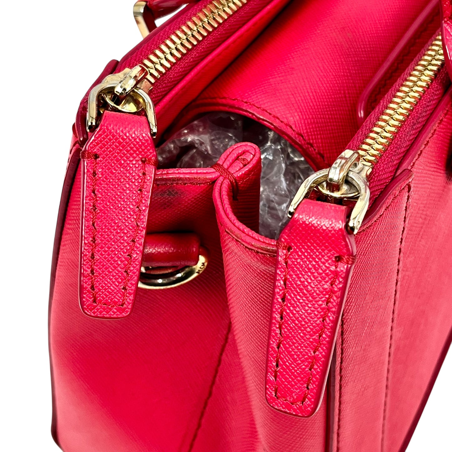 MCM Leather Handbag/Shoulder Bag - Pink 