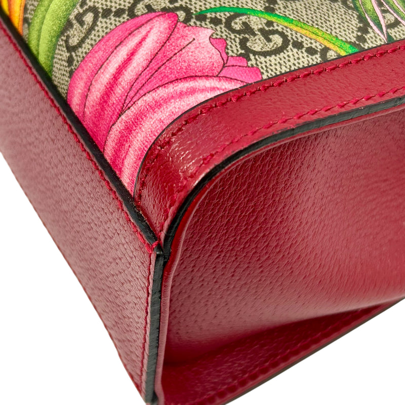 GUCCI Ophidia Handbag Shoulder Bag - Red 