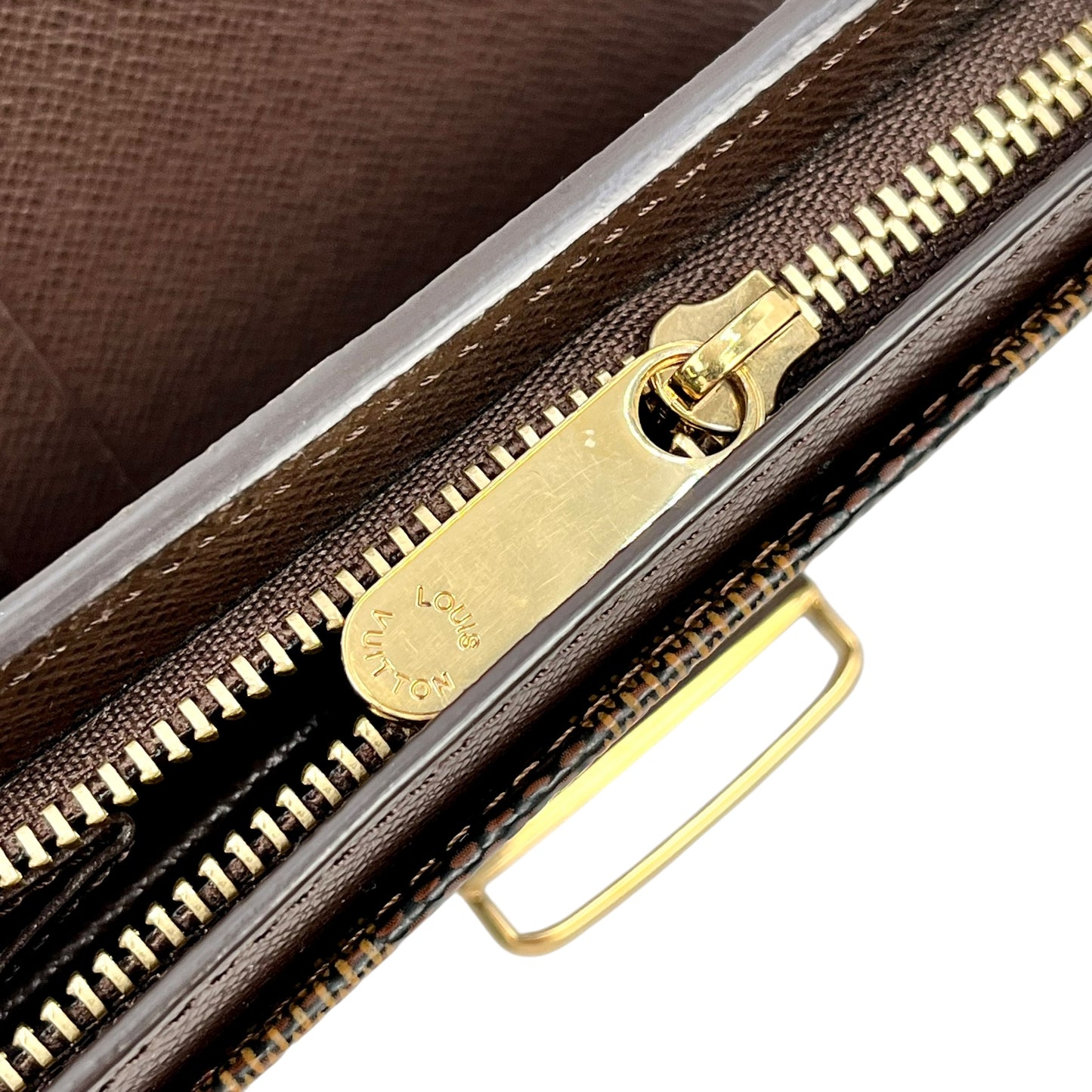 Louis Vuitton ダミエ ポルトフォイユ ジョイ 二つ折り財布 コンパクトウォレット - ダークブラウン