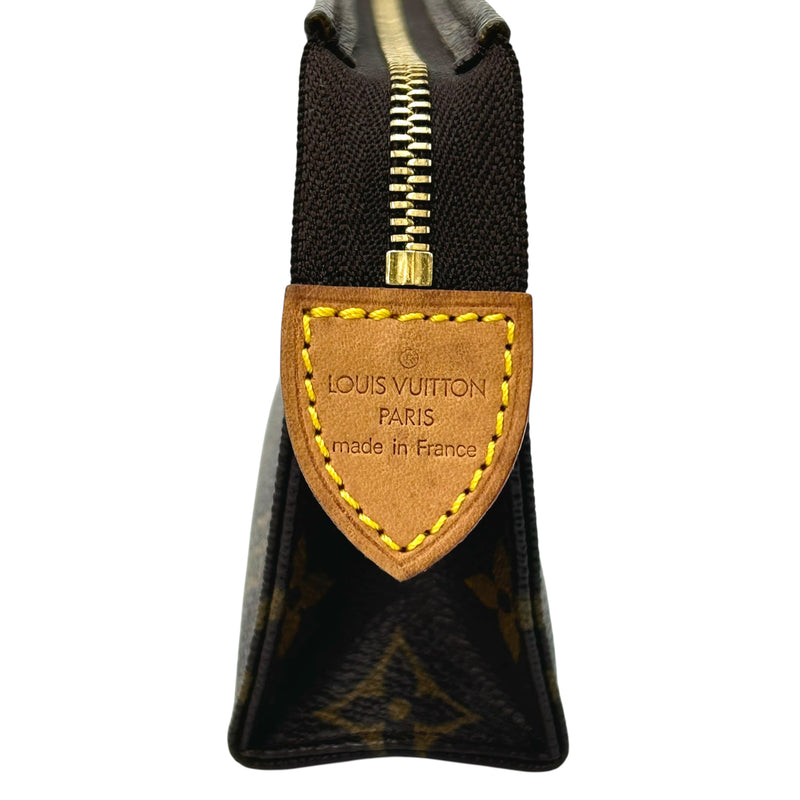 Louis Vuitton Monogram Canvas Pochette Cosmetic Pouch - Brown 