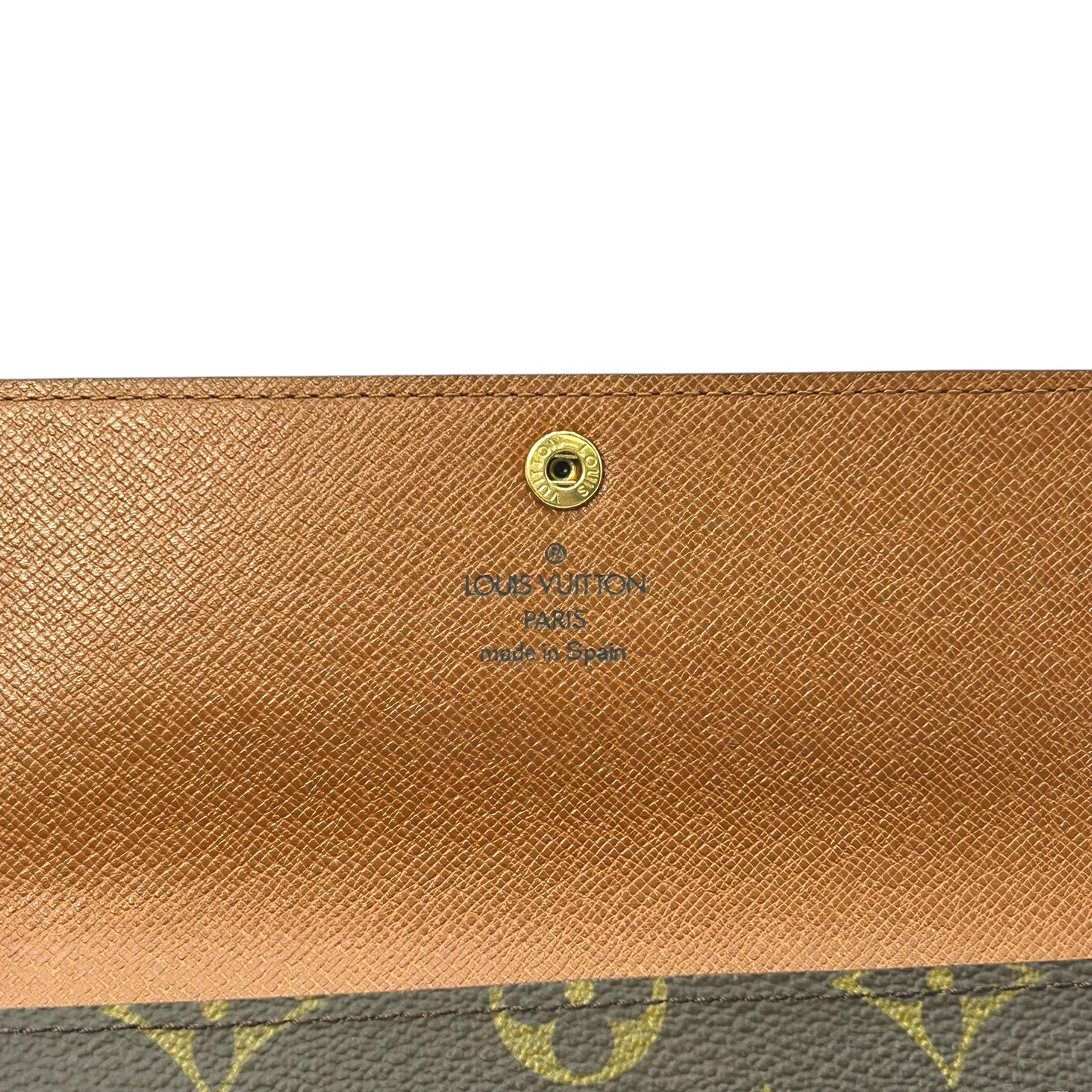 Louis Vuitton モノグラム キャンバス ポルトモネ クレディ 長財布 - ブラウン