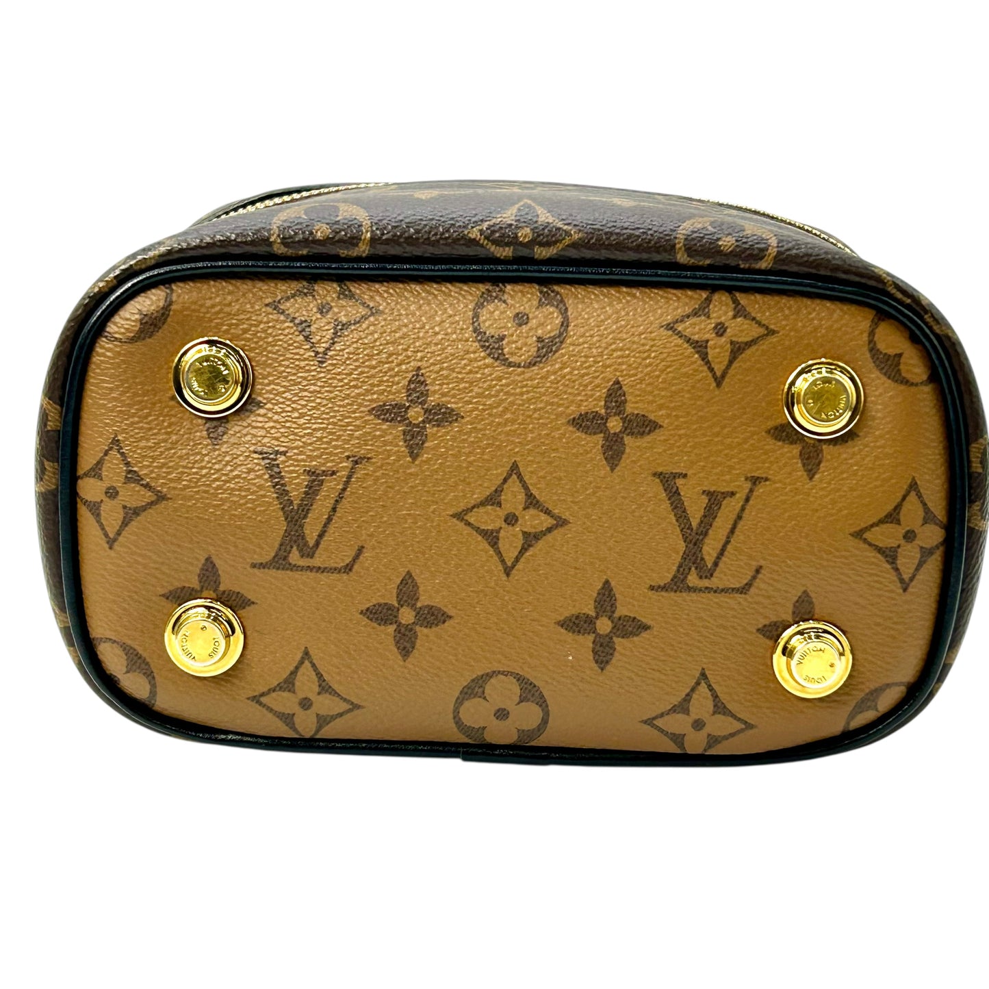 Louis Vuitton モノグラム キャンバス リバース ヴァニティ NV PM ショルダーバッグ - ブラウン