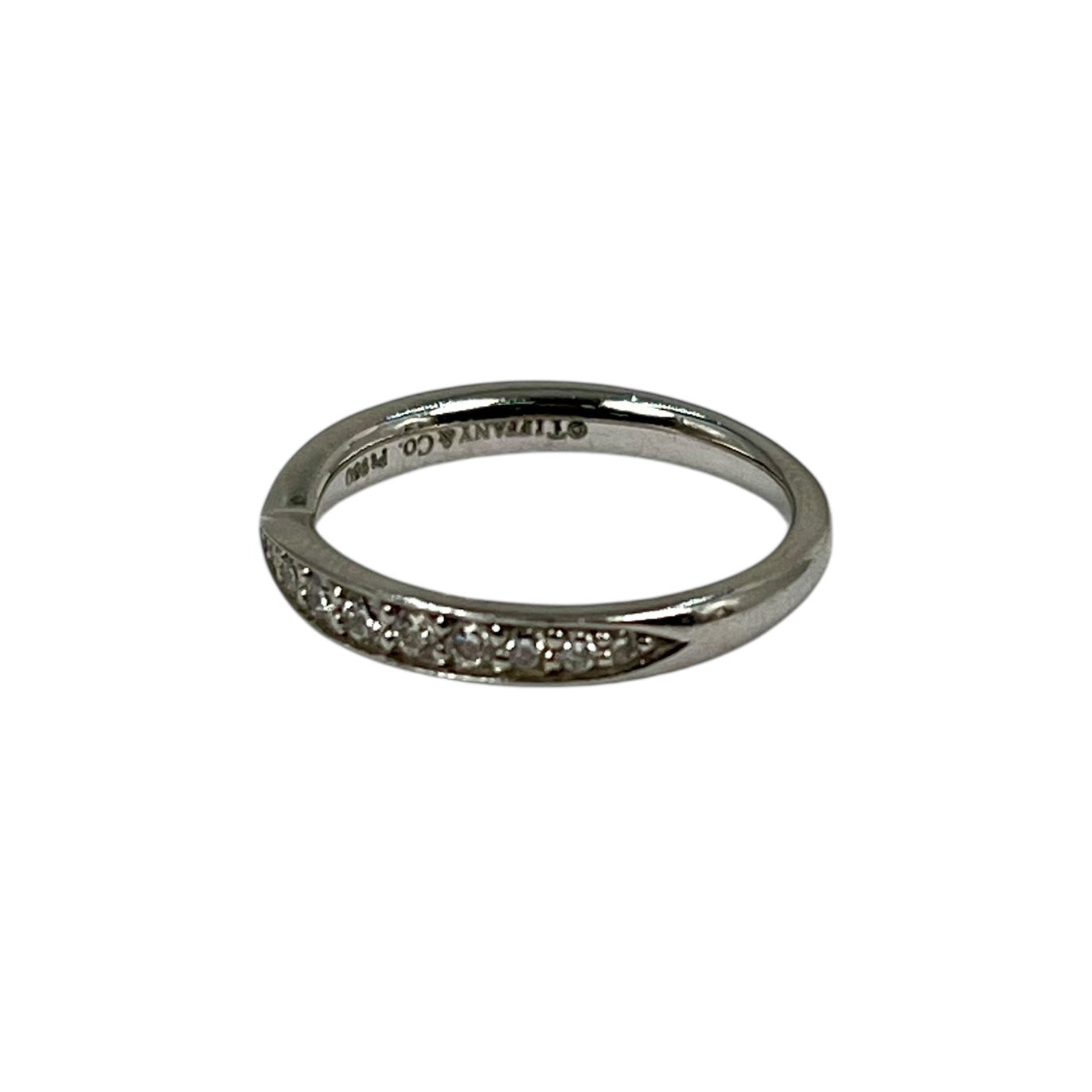 Tiffany &amp; Co. Harmony Half Diamond Ring Jewelry - Pt950 