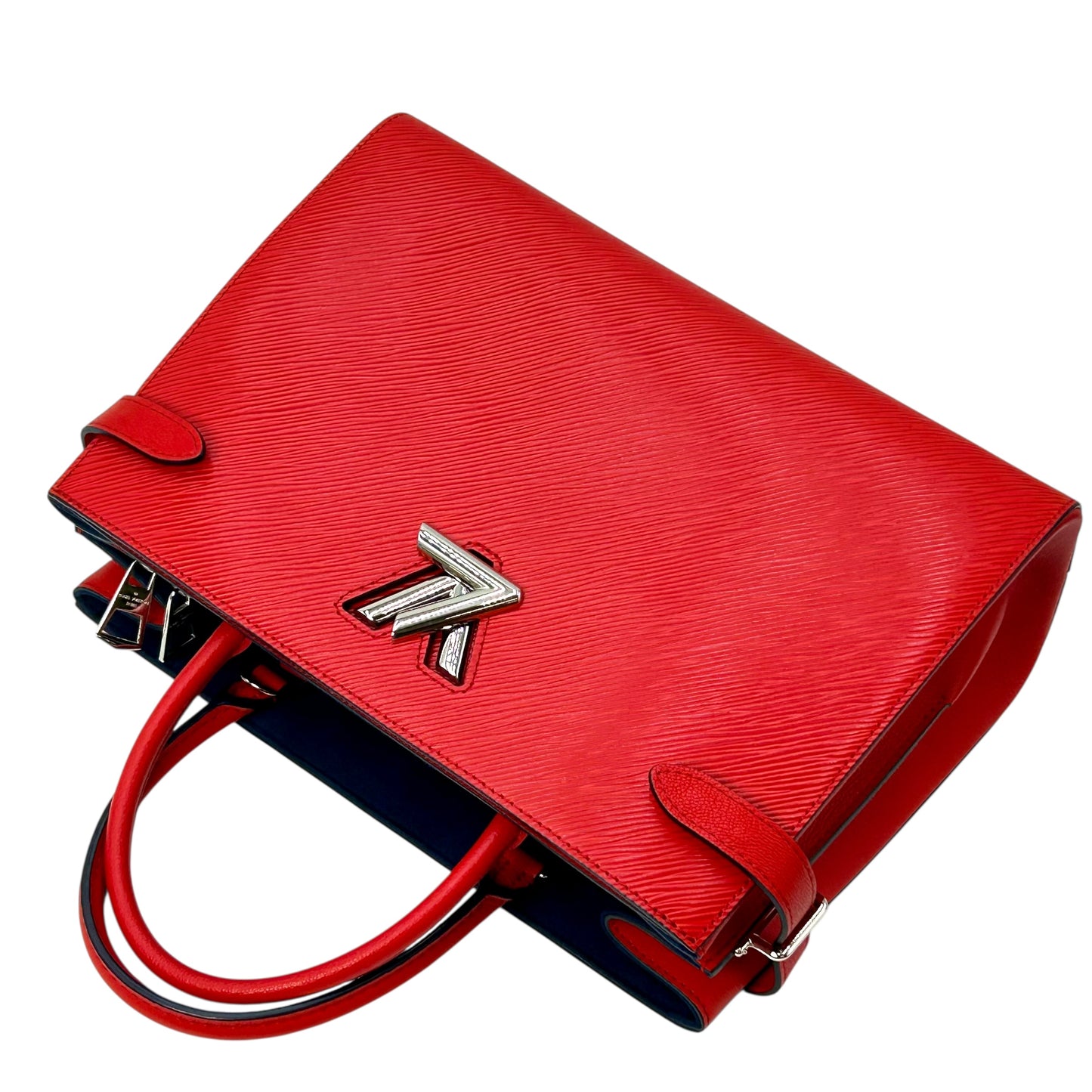 Louis Vuitton Twist Tote Coquelicot Epi Leather Handbag - Red 