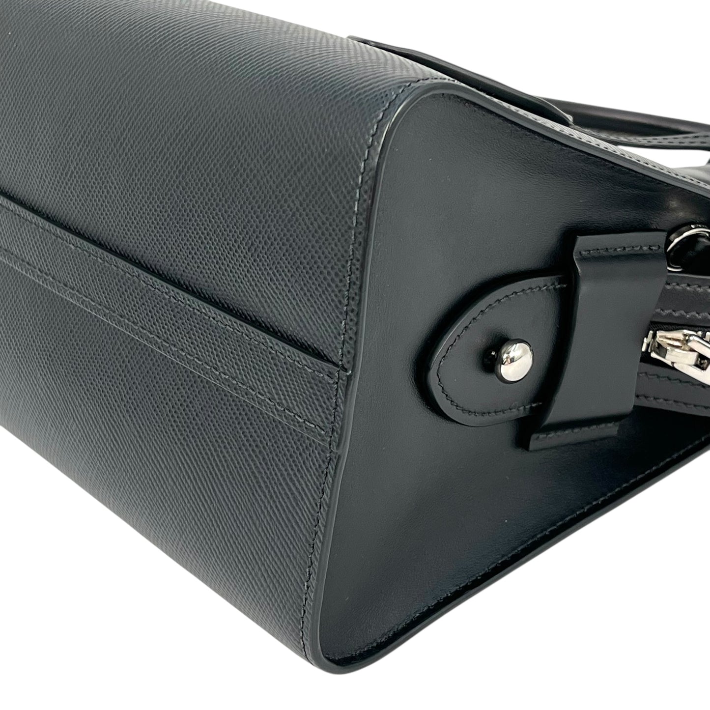 PRADA Saffiano Leather Handbag - Black 