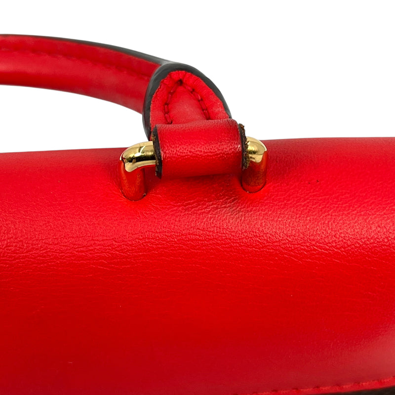 Louis Vuitton Lock BB Handbag Shoulder Bag - Red 