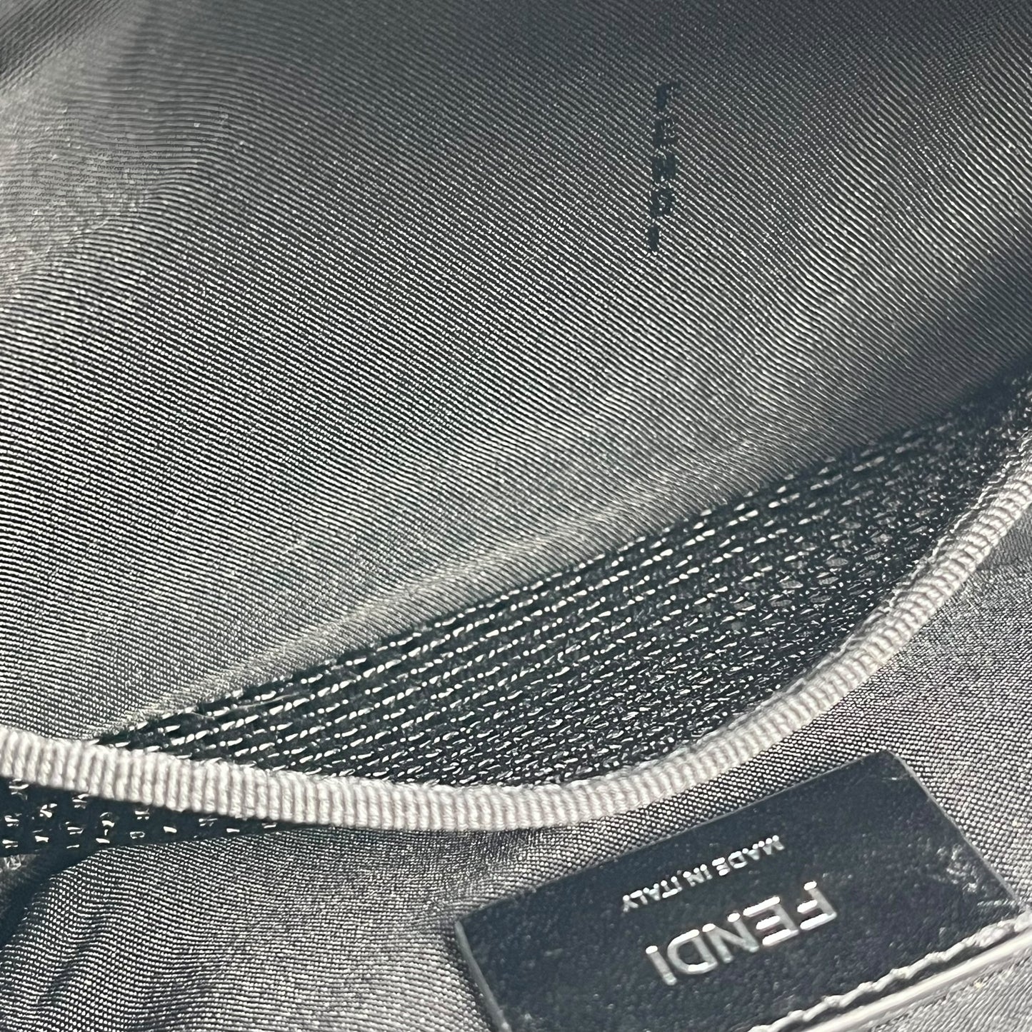 FENDI Monster Leather Body Bag - Black and Yellow 