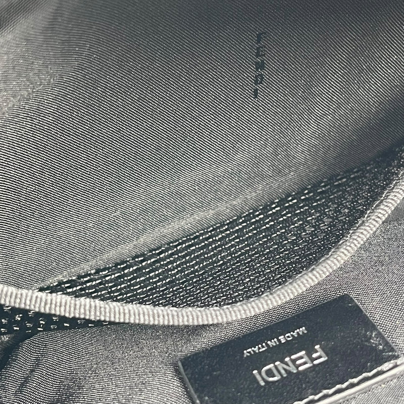 FENDI Monster Leather Body Bag - Black and Yellow 