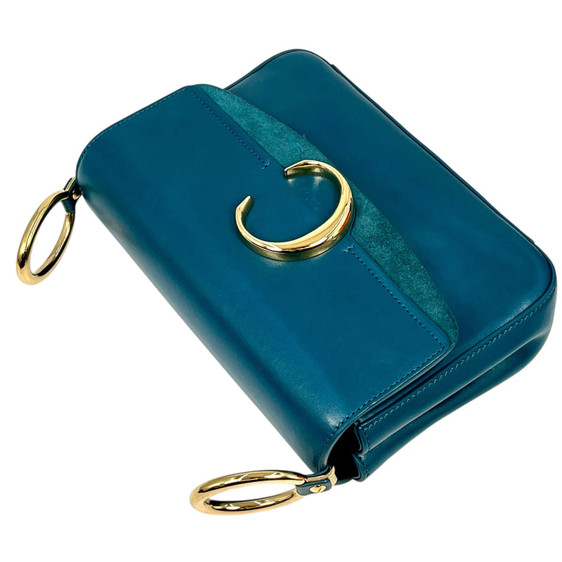 Chloé クロエ C ショルダーバッグ - ブルー