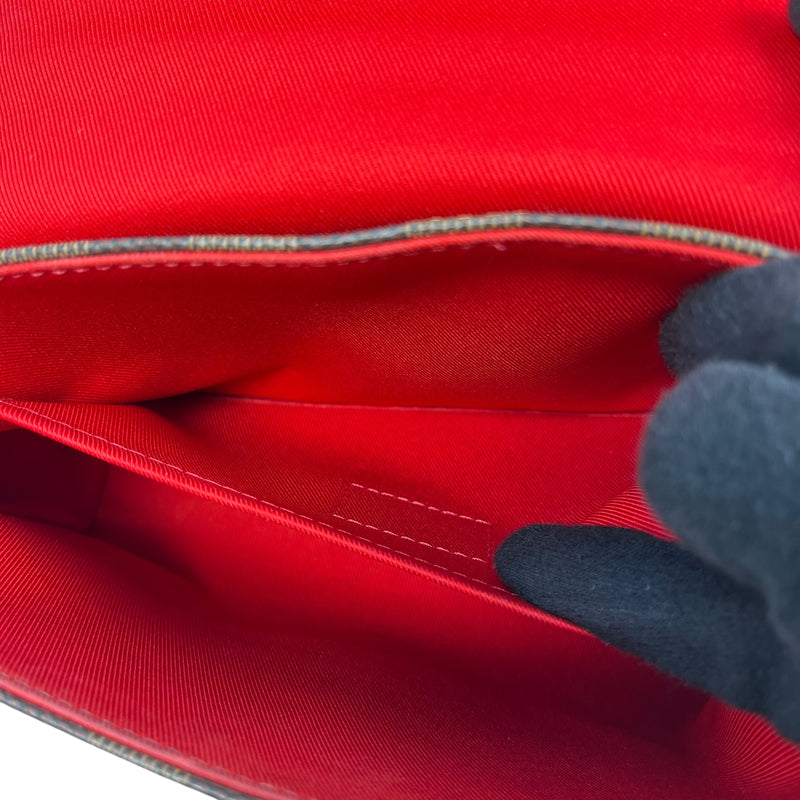 Louis Vuitton Damier Croisette PM Handbag - Dark Brown 