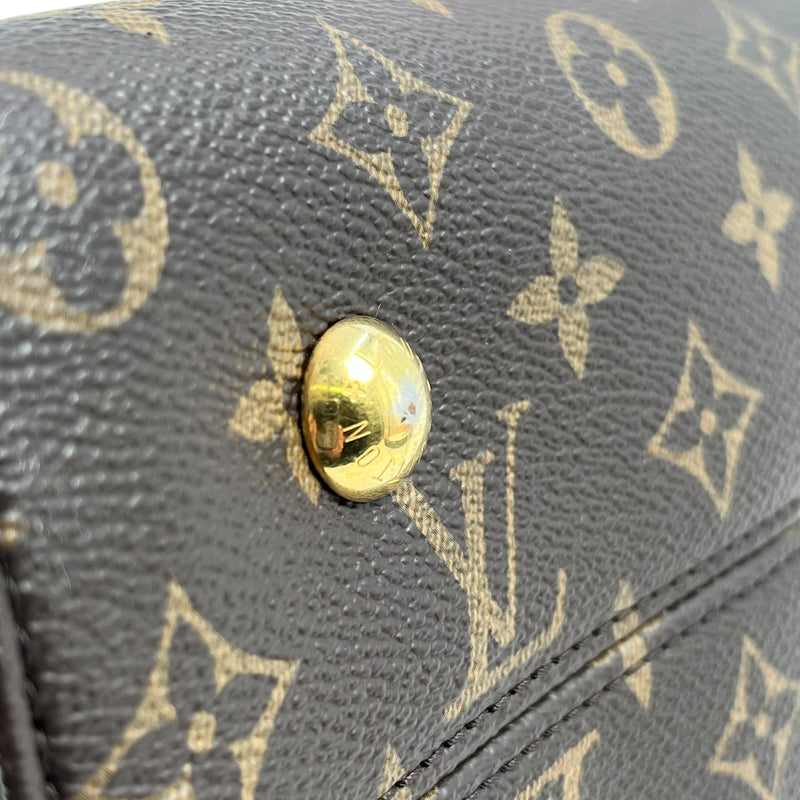 Louis Vuitton Monogram Canvas Tuileries Handbag - Brown 