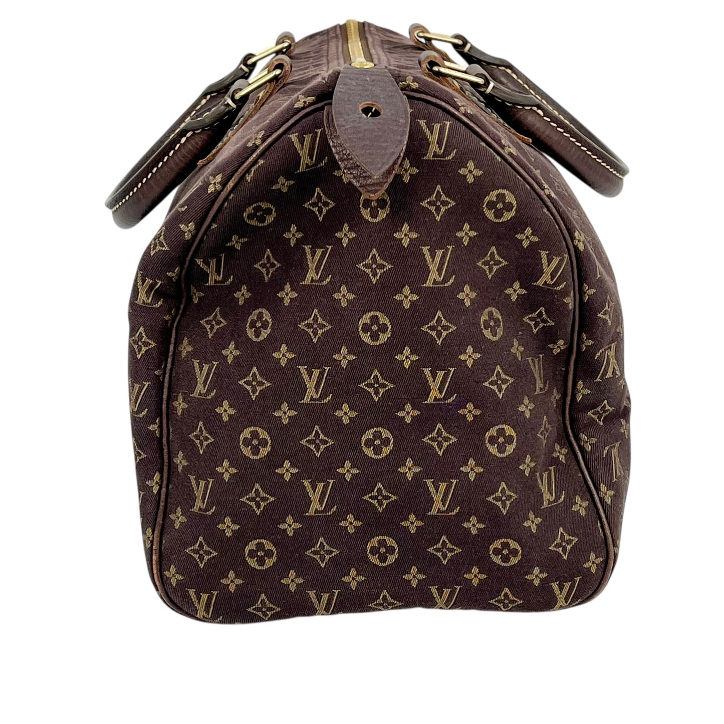 Louis Vuitton Mini Run Speedy 30 Handbag - Dark Brown 