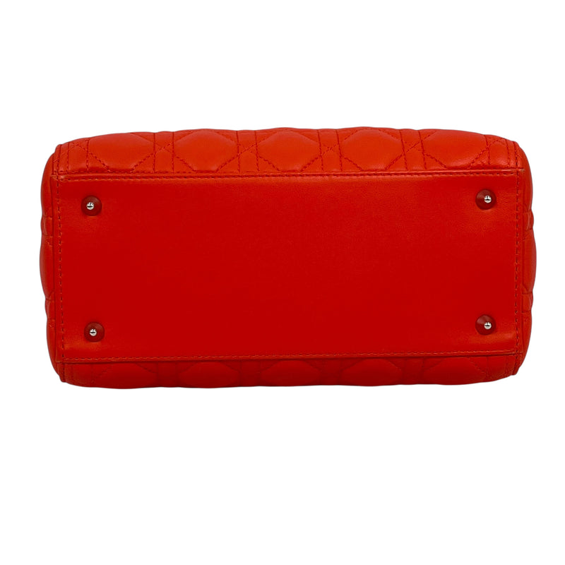 Dior Lady Dior Handbag Shoulder Bag - Orange 