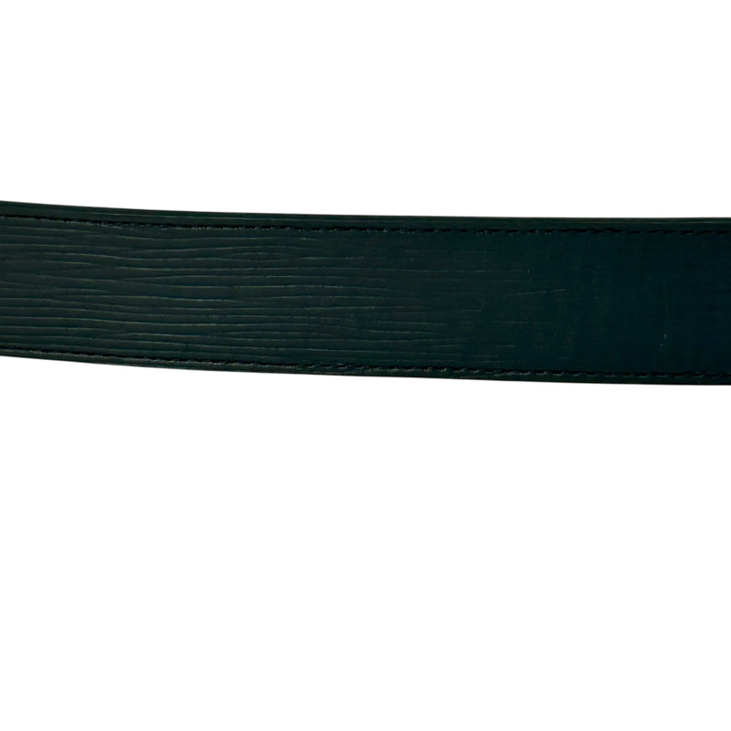 Louis Vuitton エピ レザー サントゥル スレンダー ベルト - ブラック