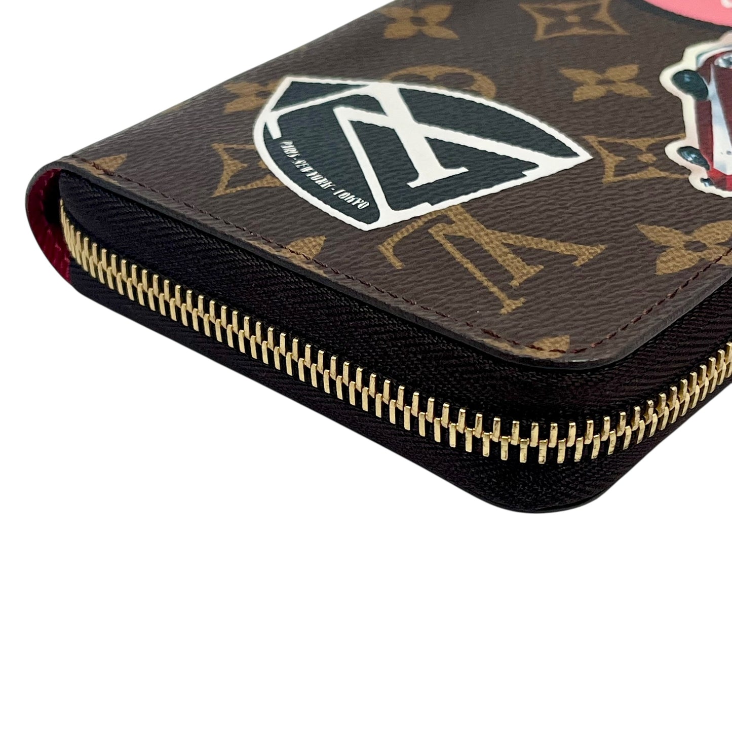 Louis Vuitton モノグラム キャンバス ワールドツアー ジッピー 長財布 ロングウォレット - ブラウン