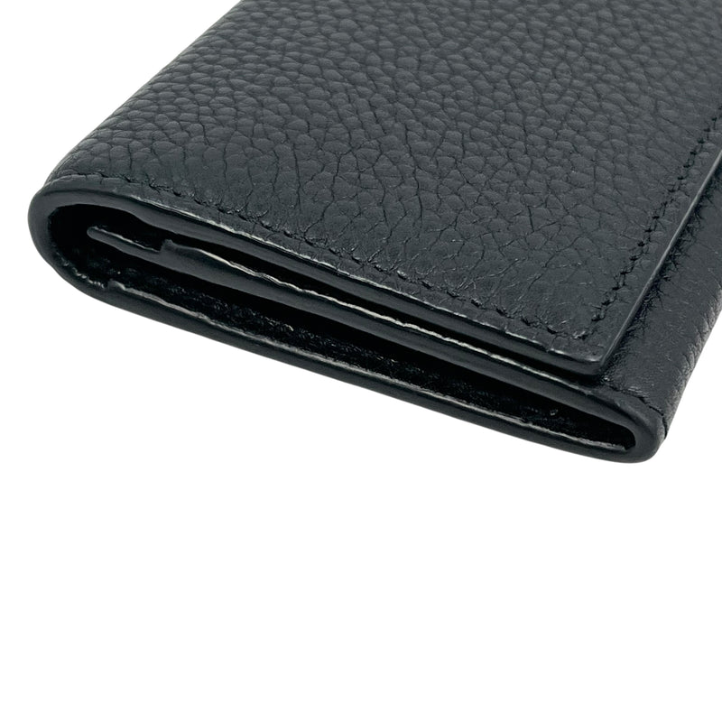 GUCCI Leather Card Case - Black 