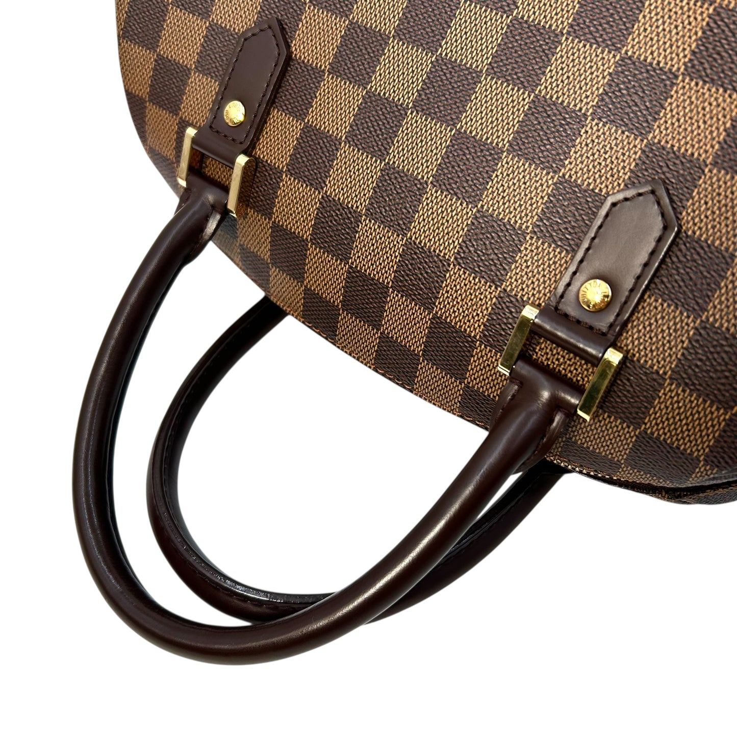 Louis Vuitton Damier Rivera MM Handbag - Dark Brown 