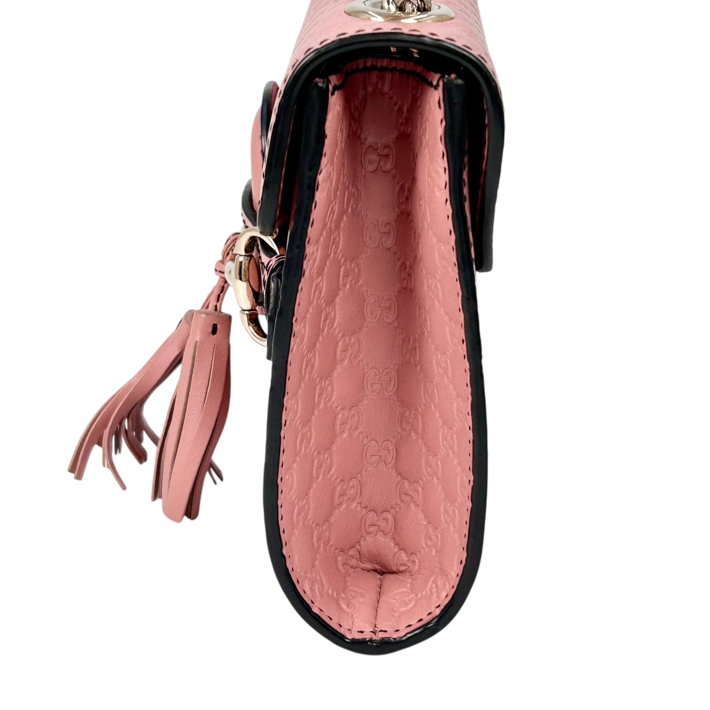 GUCCI Emily Mini Chain Shoulder Bag - Pink 