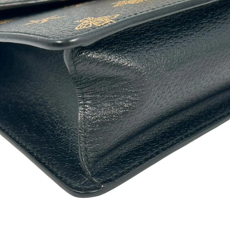 GUCCI シルヴィ ウェブライン ハンドバッグ ショルダーバッグ - ブラック