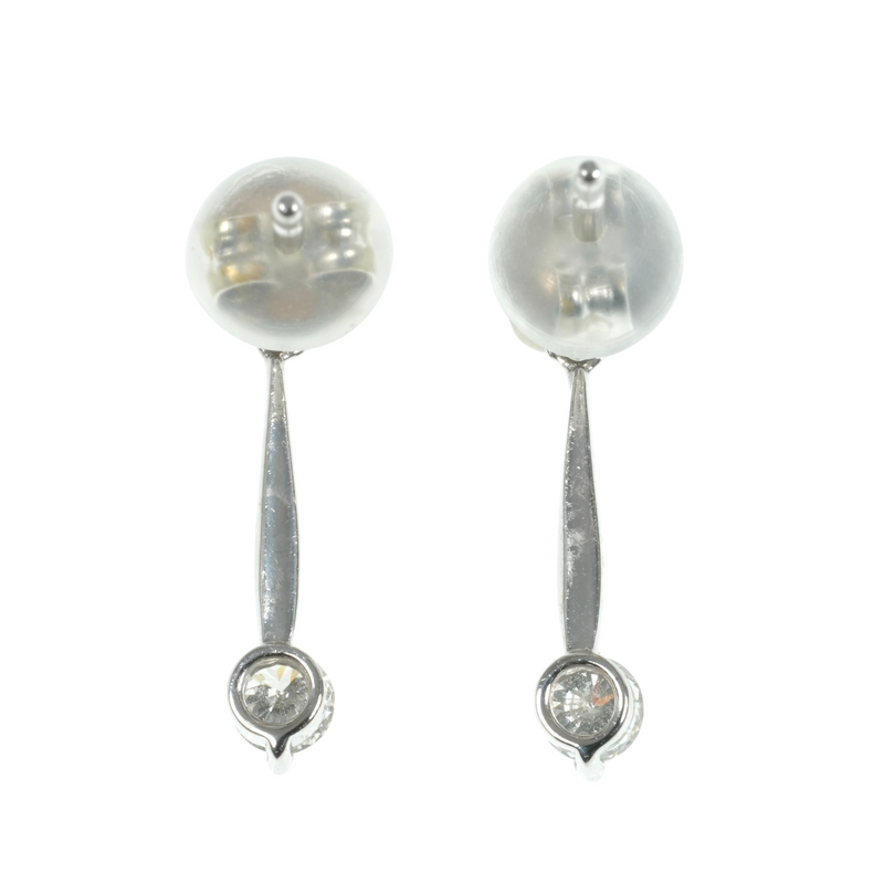 Diamond earrings - Pt900 