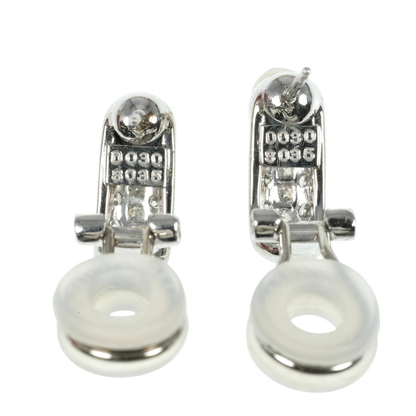 Sapphire Platinum Earrings Jewelry - Pt900 