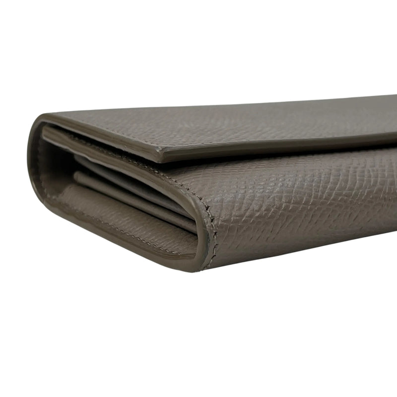 CELINE Large Flap Long Wallet - Gray 