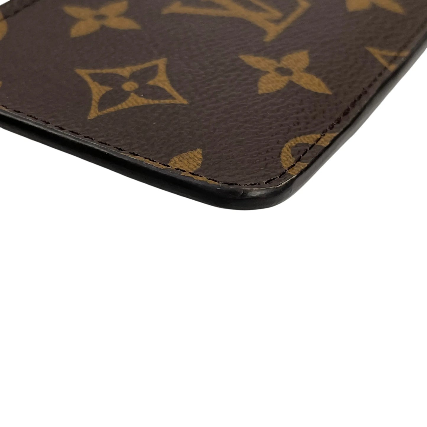 Louis Vuitton Monogram Canvas Porte Carte Romy Card Case - Brown 