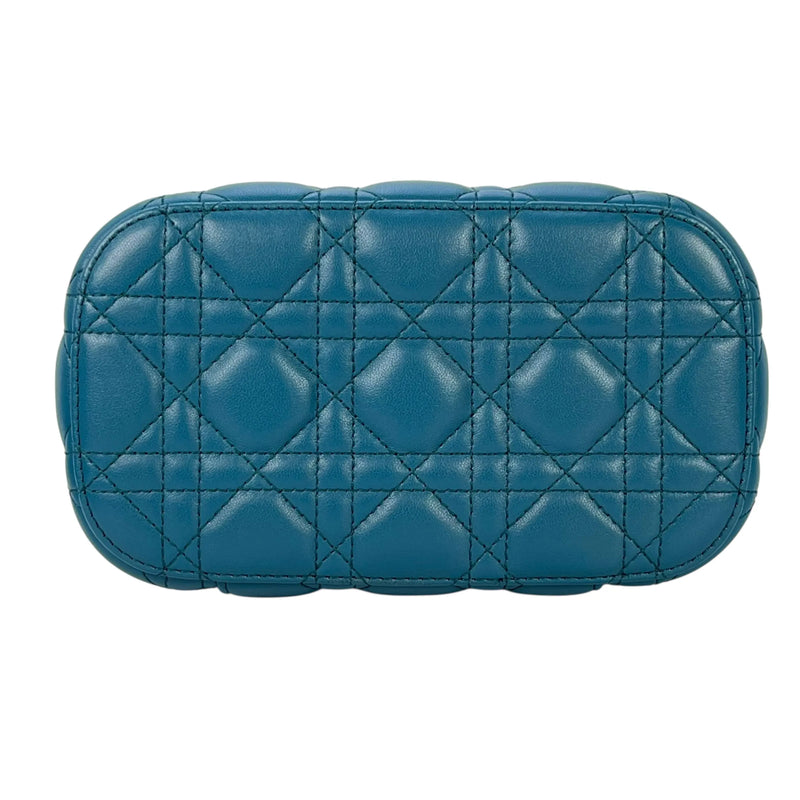 Dior Small Travel Vanity Handbag/Shoulder Bag - Blue 