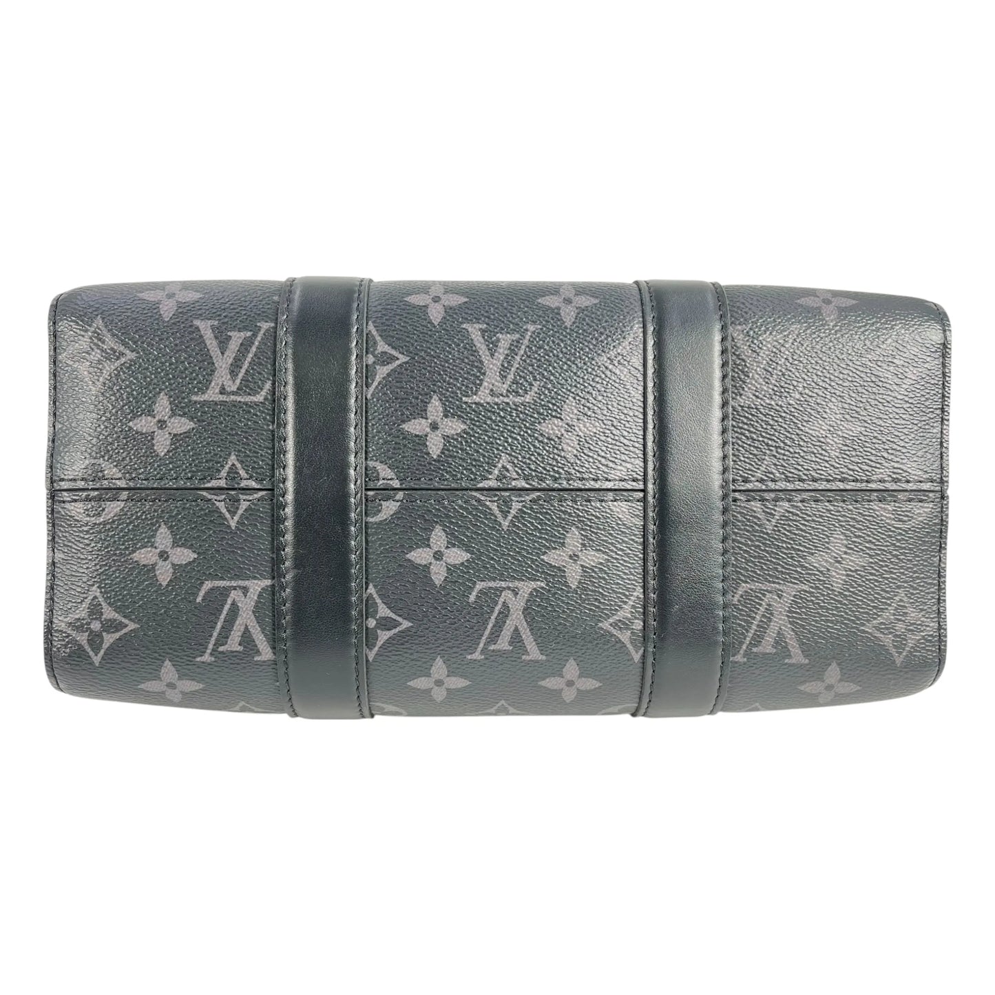 Louis Vuitton Monogram Eclipse City Keepall Bandouliere Shoulder Bag - Black and Grey 