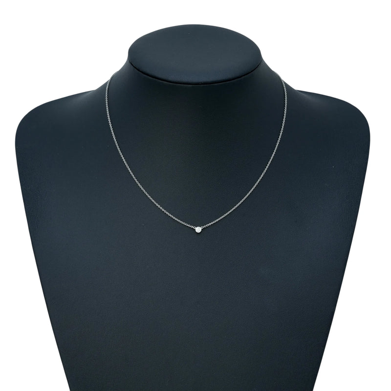 Tiffany & Co バイザヤード ダイヤモンド プラチナ ネックレス - Pt950 - 34185