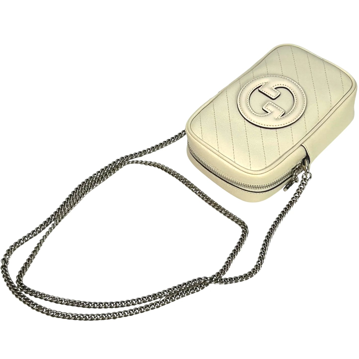 GUCCI Blondie Shoulder Bag - White 