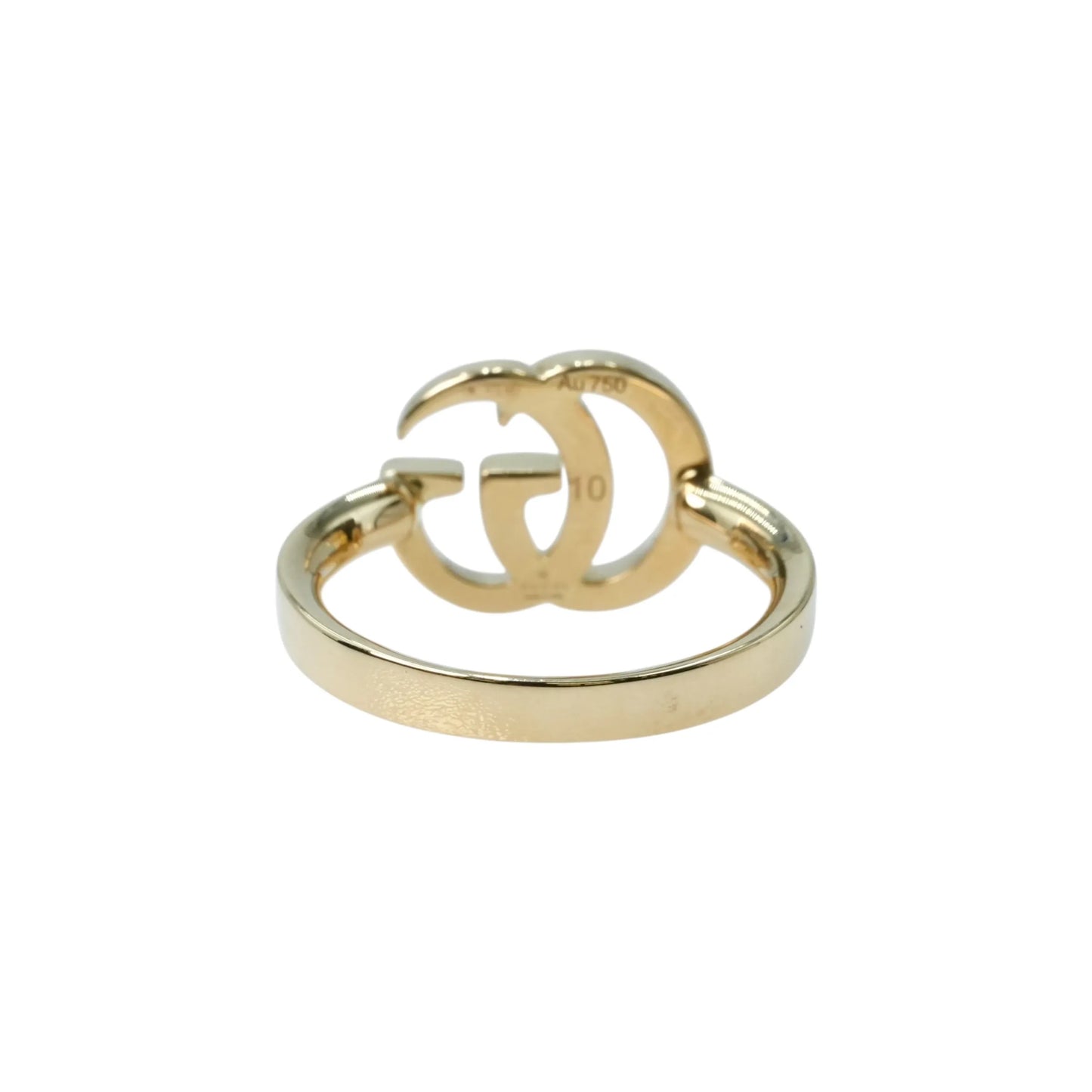GUCCI Double G Ring Jewelry - 18KYG 