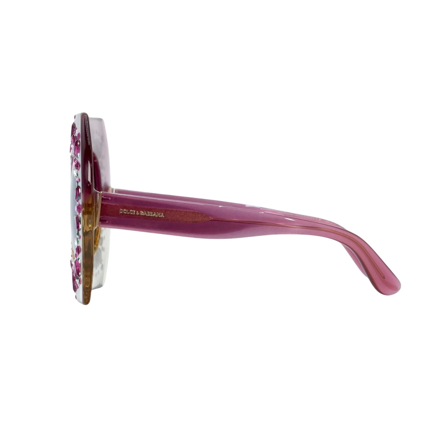 DOLCE &amp; GABBANA Rhinestone Sunglasses - Pink - 33982 
