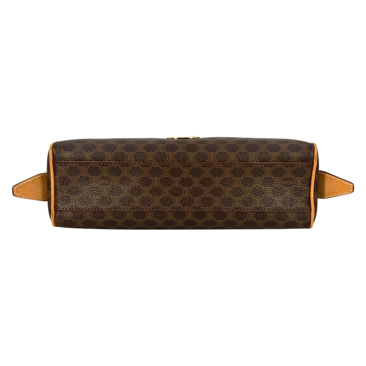 Celine Macadam PVC Canvas One-Shoulder Bag - Brown 