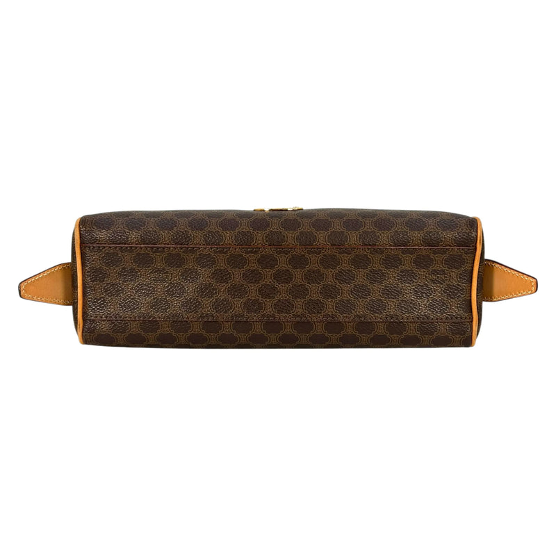 Celine Macadam PVC Canvas One-Shoulder Bag - Brown 