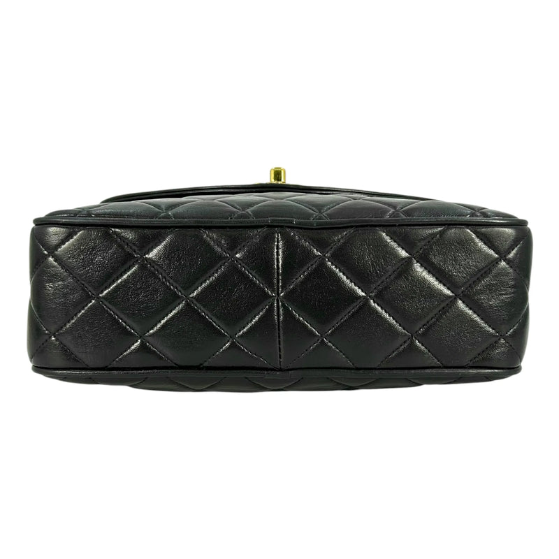 CHANEL Matelasse Tassel Chain Shoulder Bag - Black 