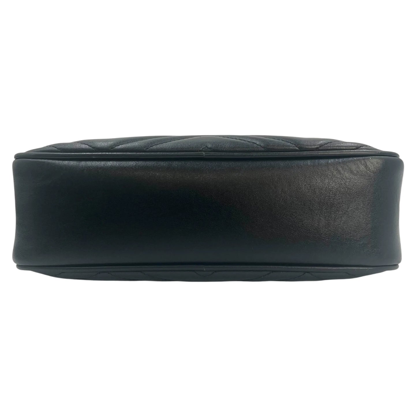 GUCCI GG Marmont Leather Shoulder Bag - Black 